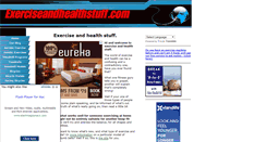 Desktop Screenshot of exerciseandhealthstuff.com